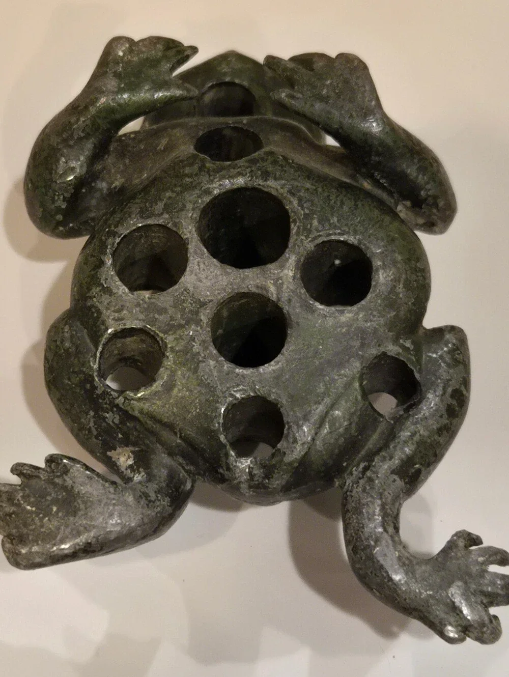 Antique Cast Iron Flower Frog